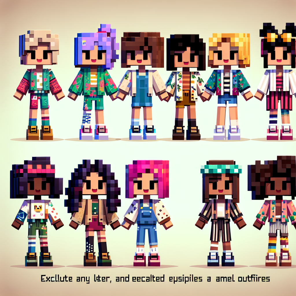 Top 10 Trendy Minecraft Girl Skins for Your Next Adventure