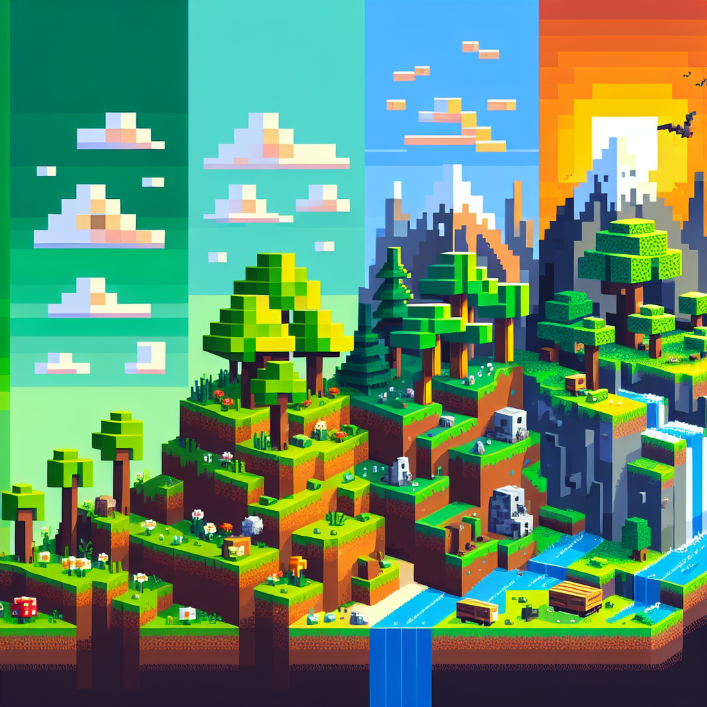 The Evolution of Minecraft Backgrounds: A Journey Through Time